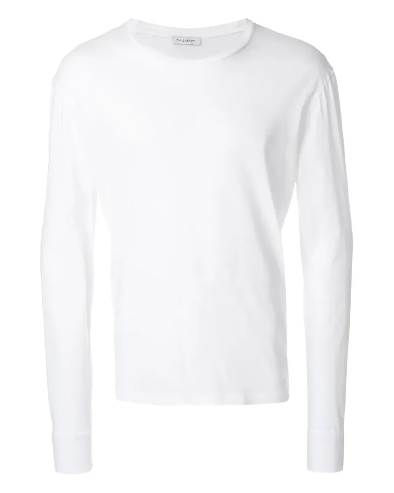Paolo Pecora Milano longsleeved T-shirt - Weiß Weiß
