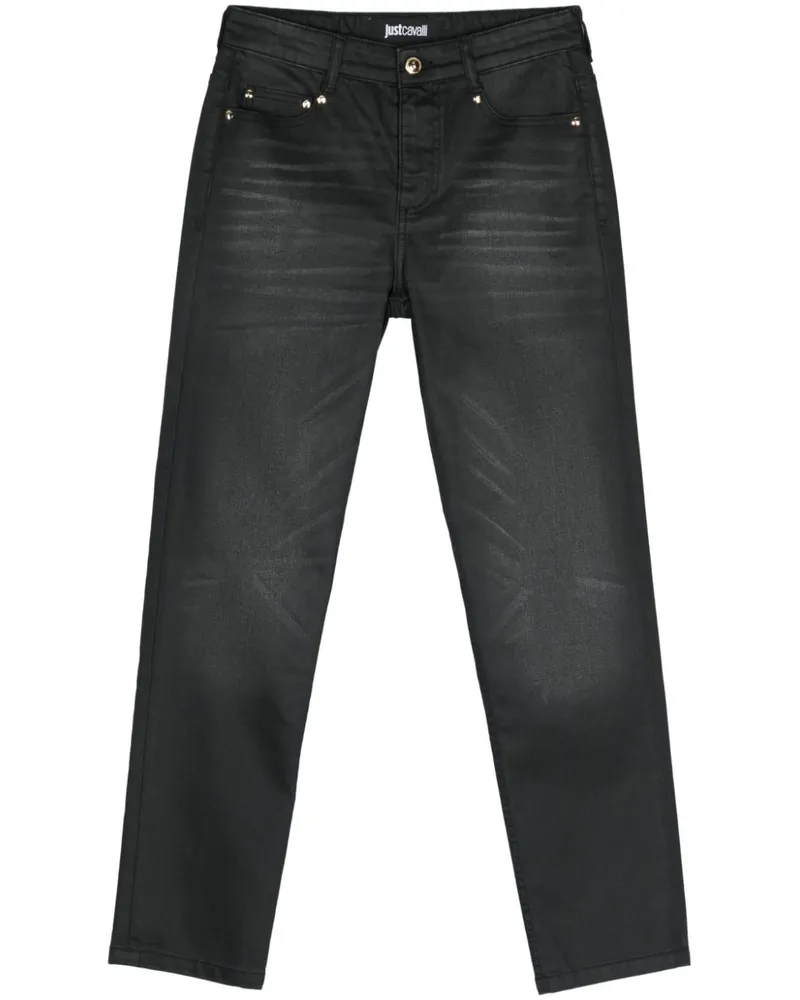 Just Cavalli Beschichtete Skinny-Jeans - Schwarz Schwarz