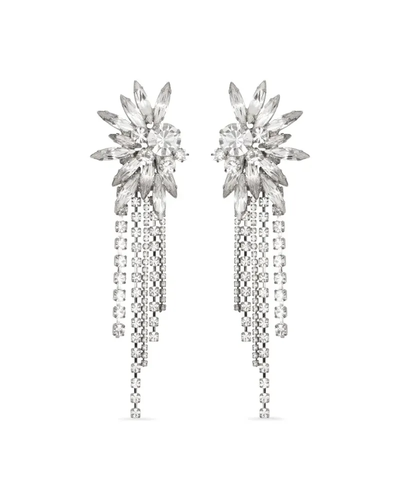 Jennifer Behr Ohrringe mit Kristallen - Silber Silber