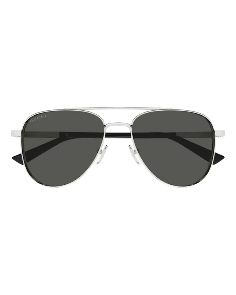 Gucci pilot-frame sunglasses - Silber Silber