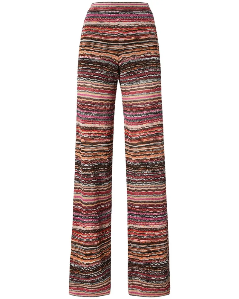 Missoni Gestreifte Hose - Rot Rot