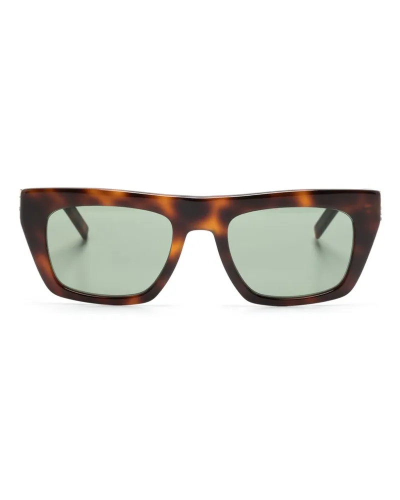 Saint Laurent Eckige SL M131 Sonnenbrille - Braun Braun