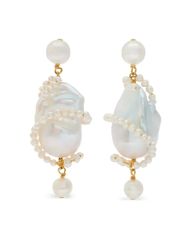 Completedworks Carvings Ohrringe - Nude Nude