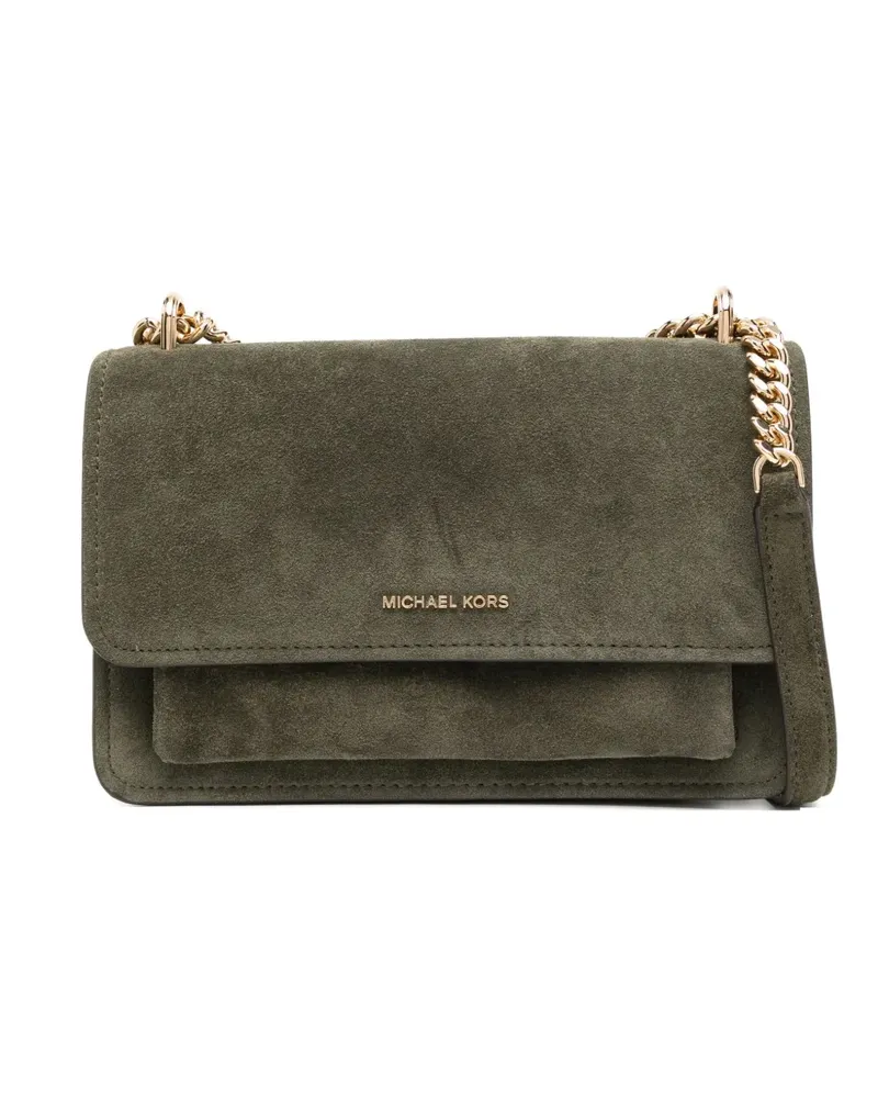 Michael Kors Große Claire Schultertasche - Grün Grün