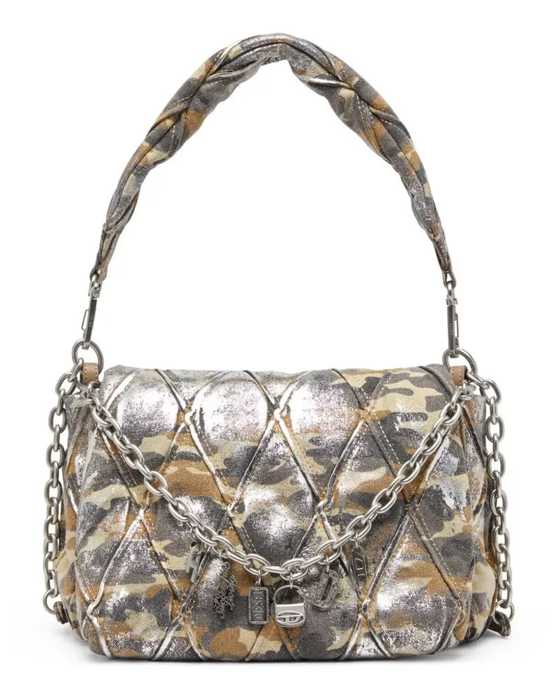 Diesel Charm-D Schultertasche - Braun Braun