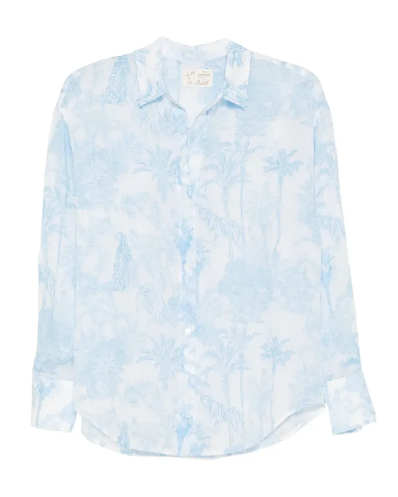 MC2 Saint Barth Cristal printed shirt - Weiß Weiß