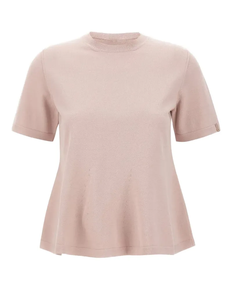 Herno crew-neck short-sleeve T-shirt - Rosa Rosa