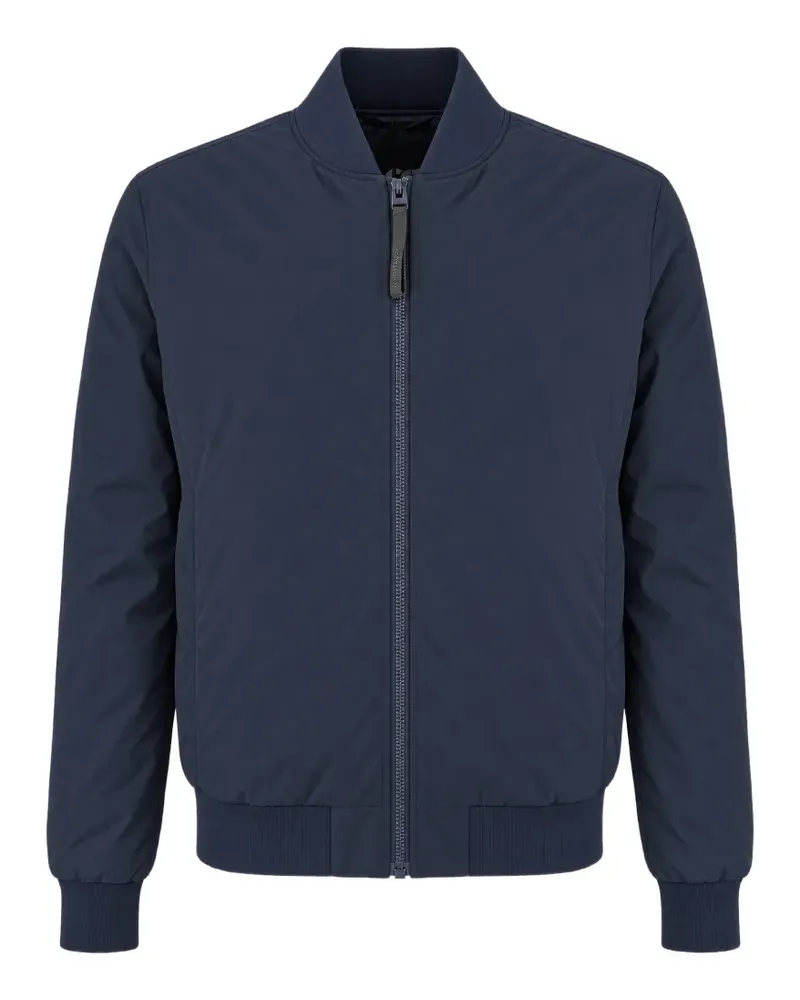 AlphaTauri zip-up bomber jacket - Blau Blau