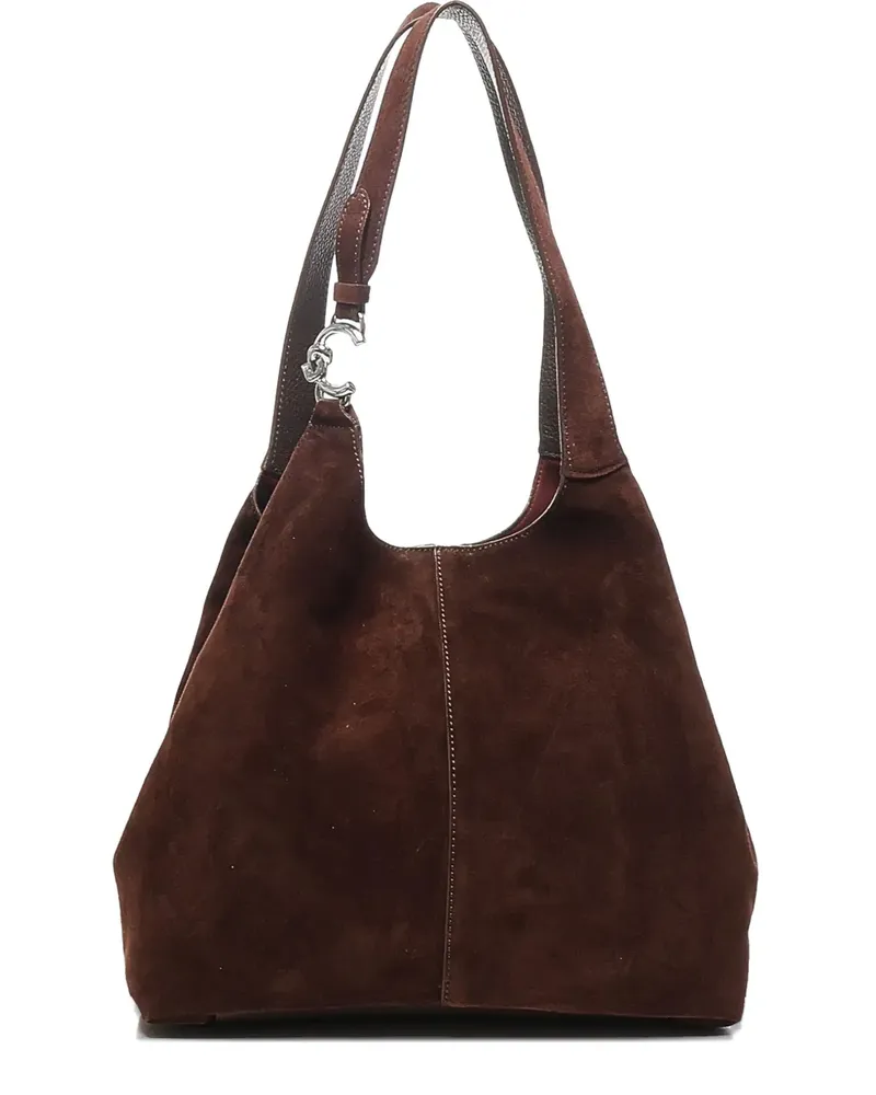 Coccinelle Schultertasche aus Wildleder - Braun Braun