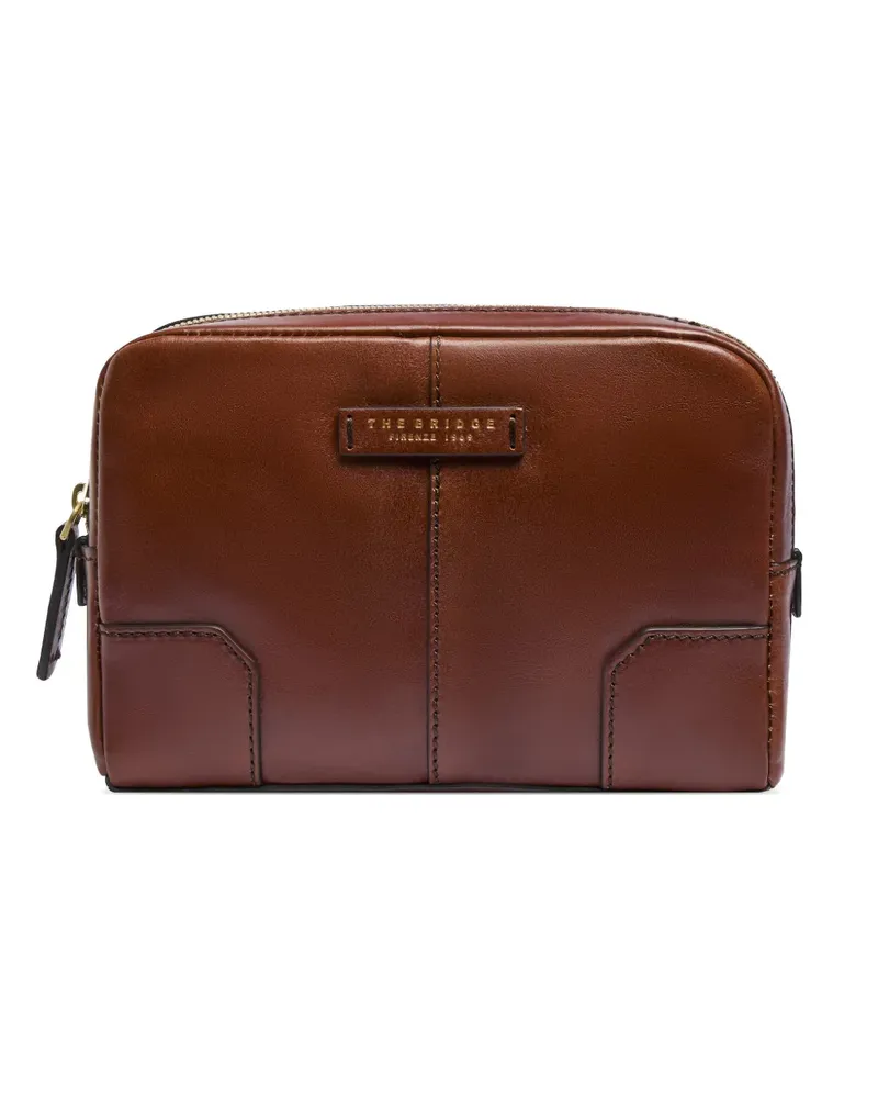 The Bridge Vespucci Clutch mit Reißverschluss - Braun Braun