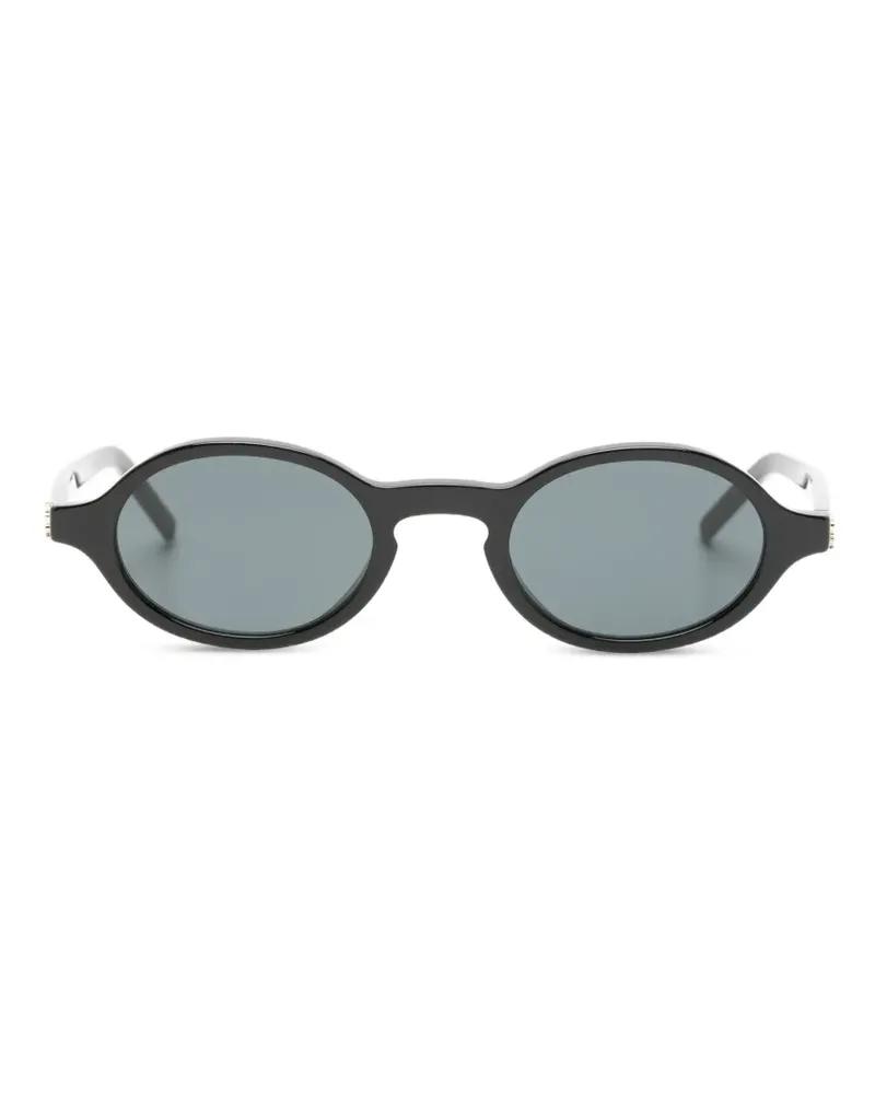 Saint Laurent oval-frame sunglasses - Schwarz Schwarz