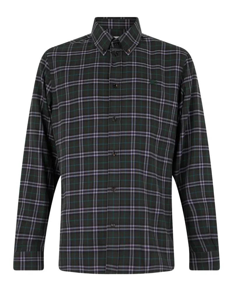 Burberry Kariertes Hemd - Grün Grün