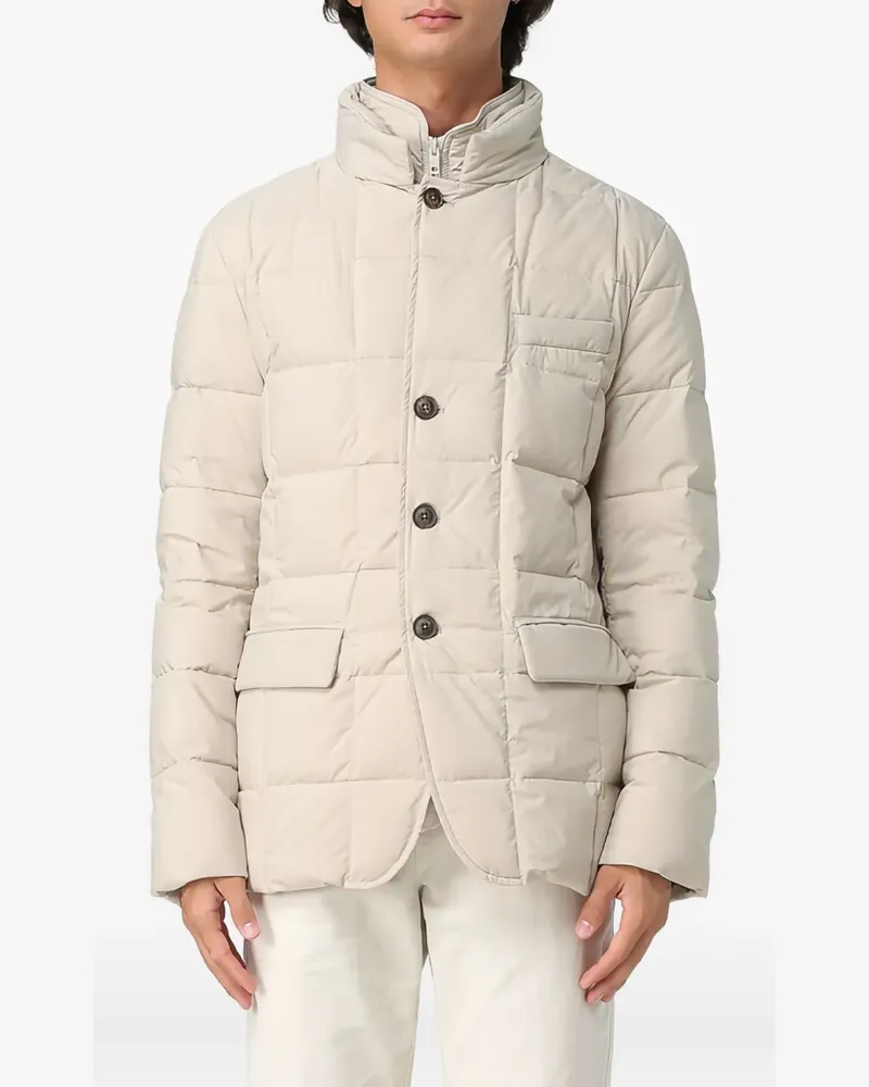 Fay Padded button jacket - Nude Nude