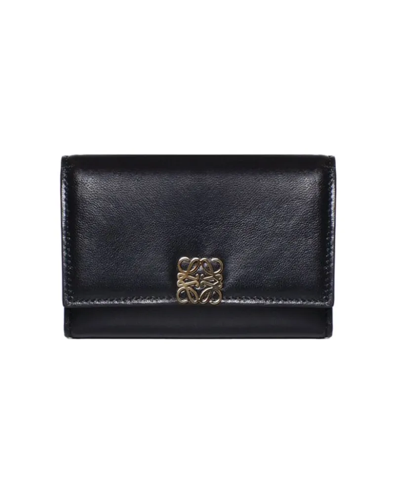 Loewe Anagram Clutch - Schwarz Schwarz