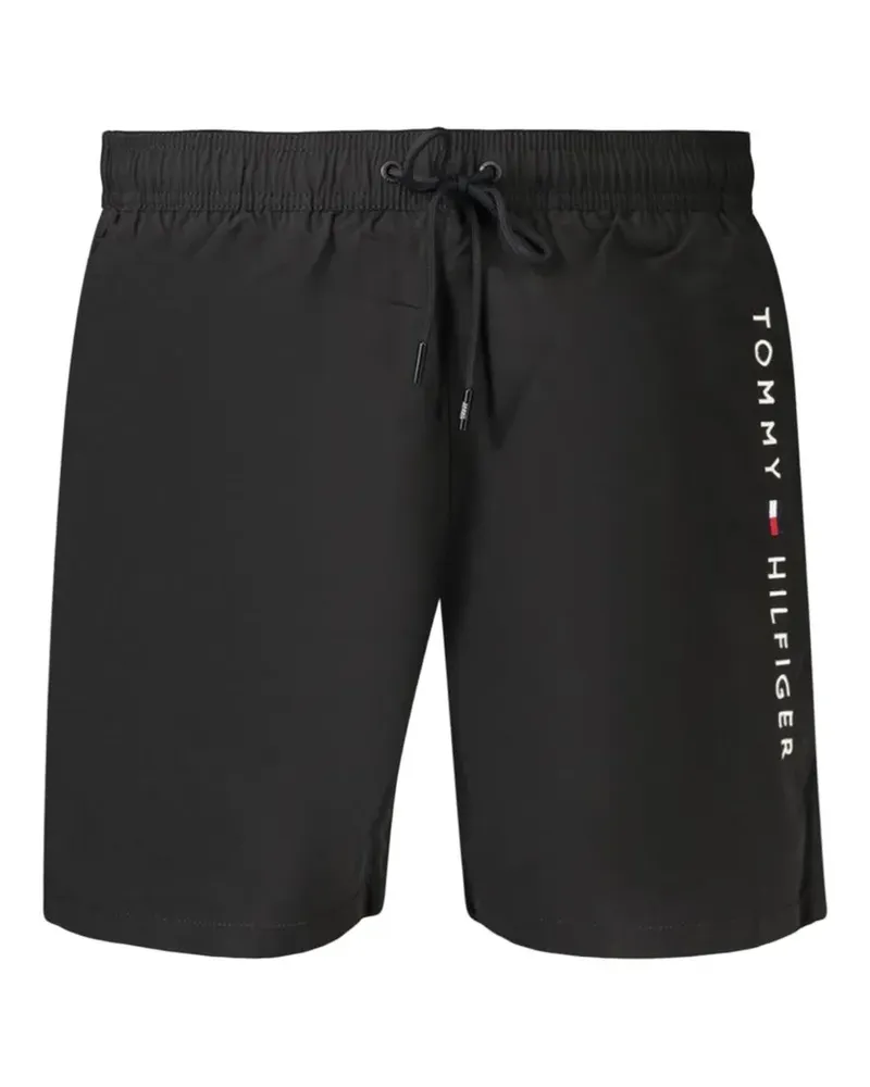 Tommy Hilfiger Badeshorts mit Kordelzug - Schwarz Schwarz