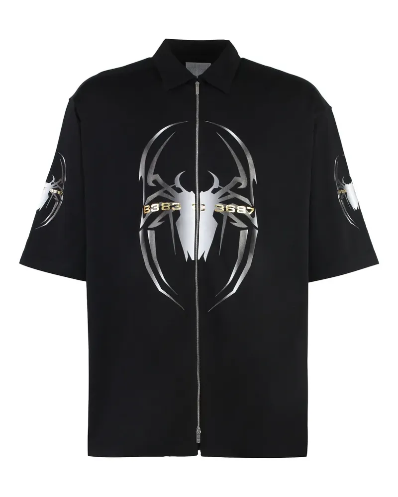 VETEMENTS Spider Hemd - Schwarz Schwarz
