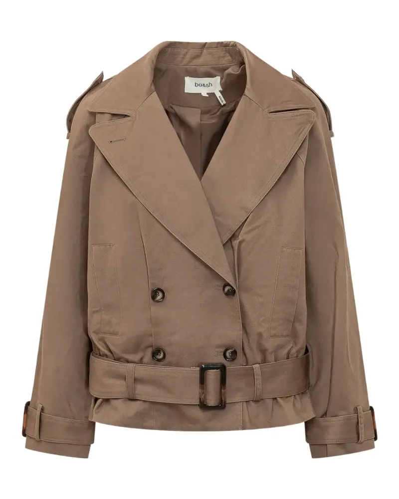 ba&sh Doppelreihige Jacke - Braun Braun