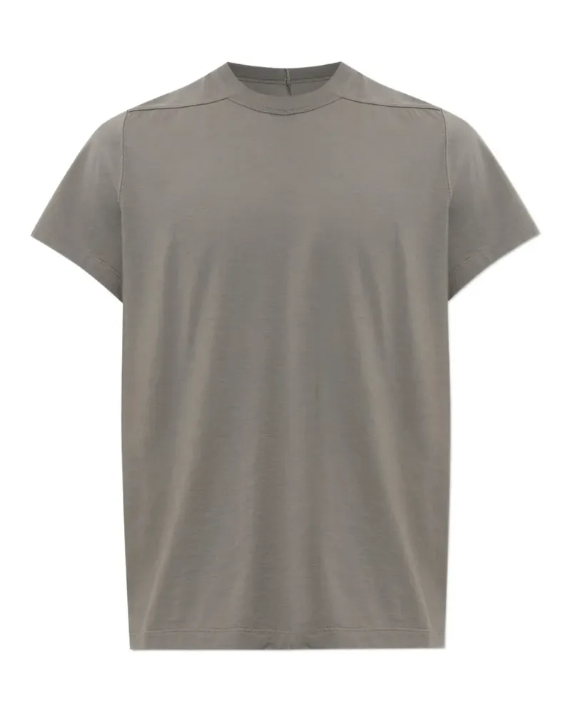 Rick Owens Level T crew-neck seam-detail t-shirt - Grau Grau