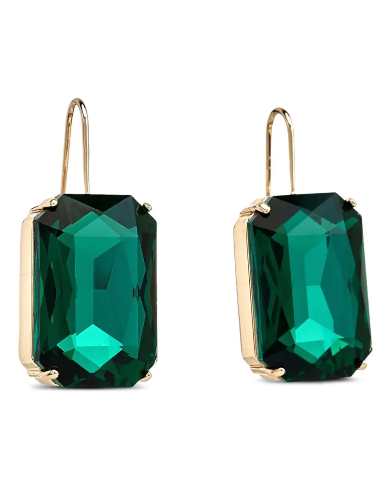 Kenneth Jay Lane Achteckige Ohrringe - Grün Grün