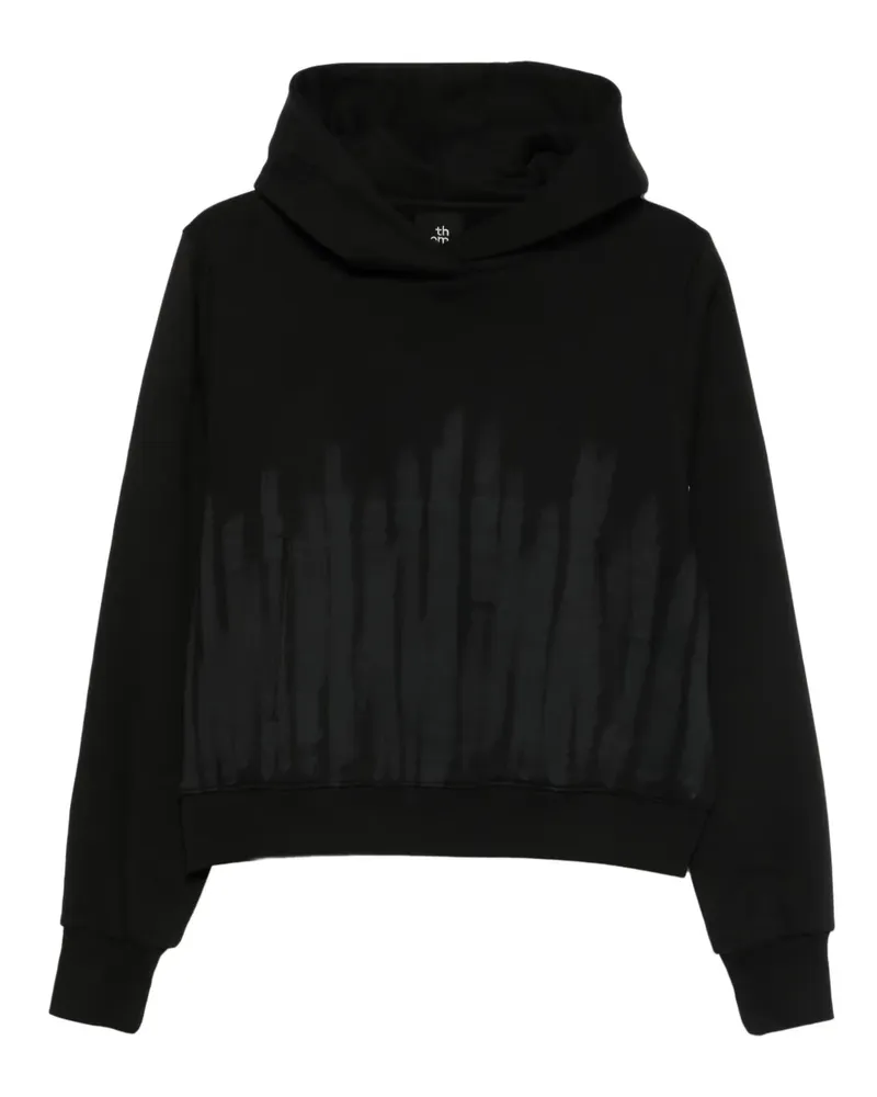 THOM KROM Hoodie mit Print - Schwarz Schwarz