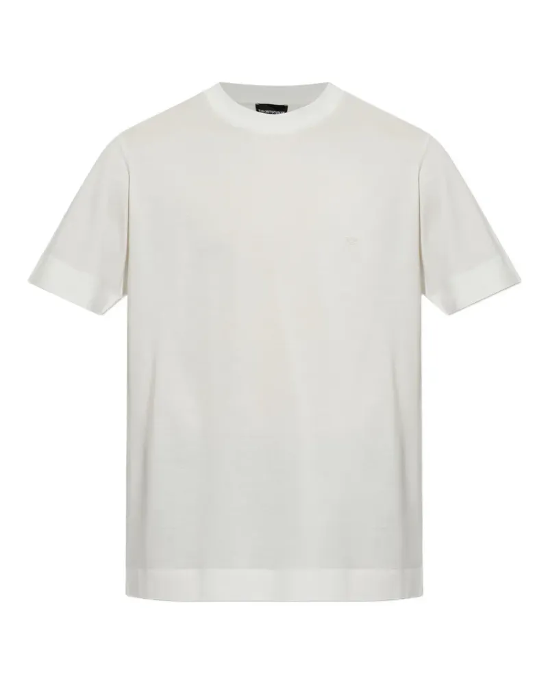 Emporio Armani logo-patch t-shirt - Weiß Weiß