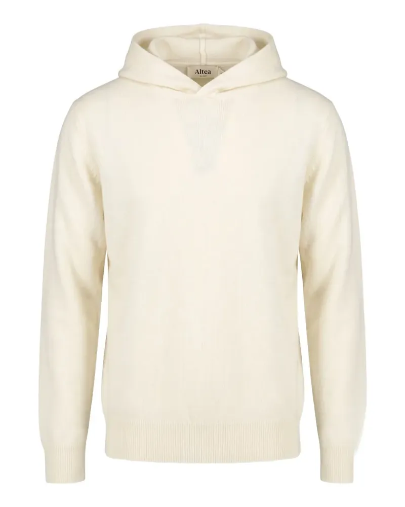 Altea fine-knit wool hoodie - Weiß Weiß