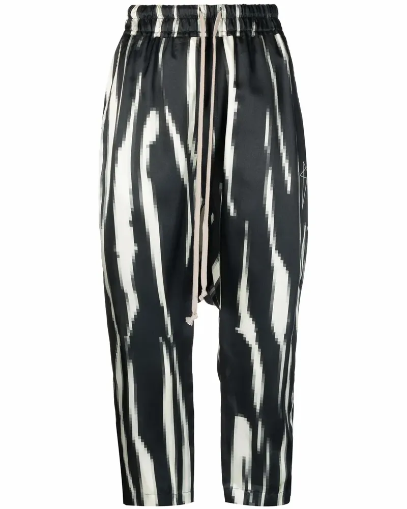 Rick Owens Hose mit tiefem Schritt - Schwarz Schwarz