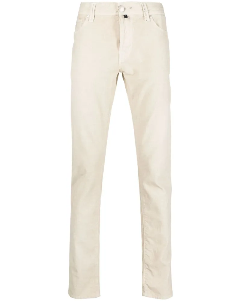 Tramarossa Halbhohe Straight-Leg-Chino Nude