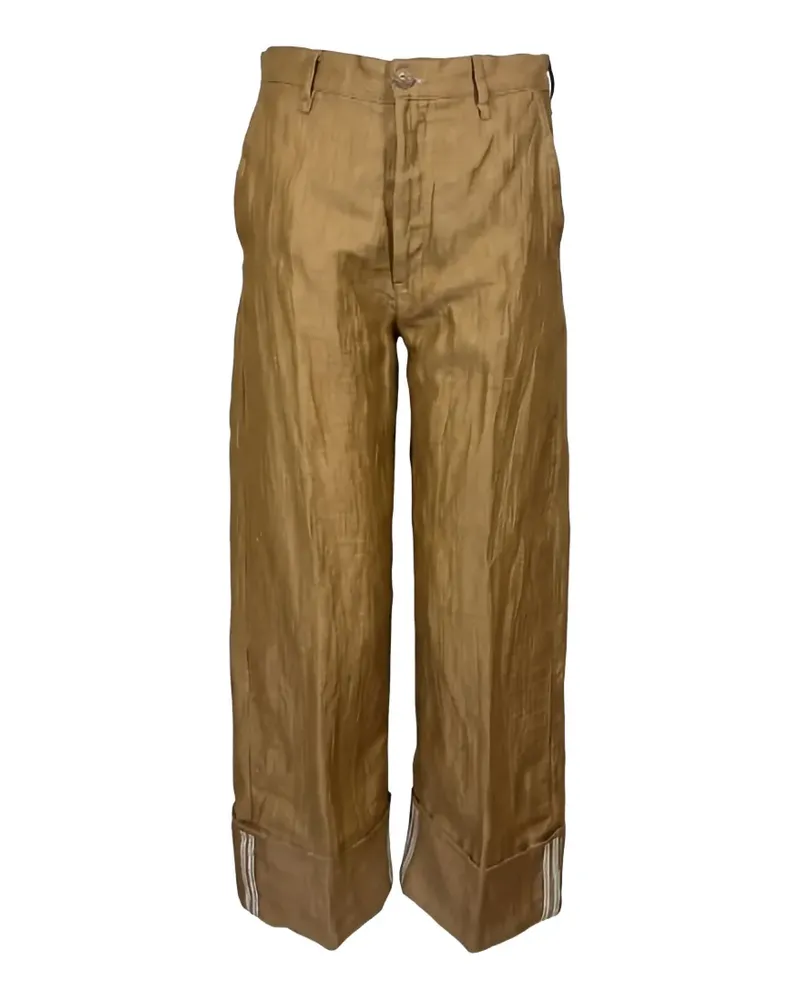 Seventy turn-up wide-leg trousers - Braun Braun