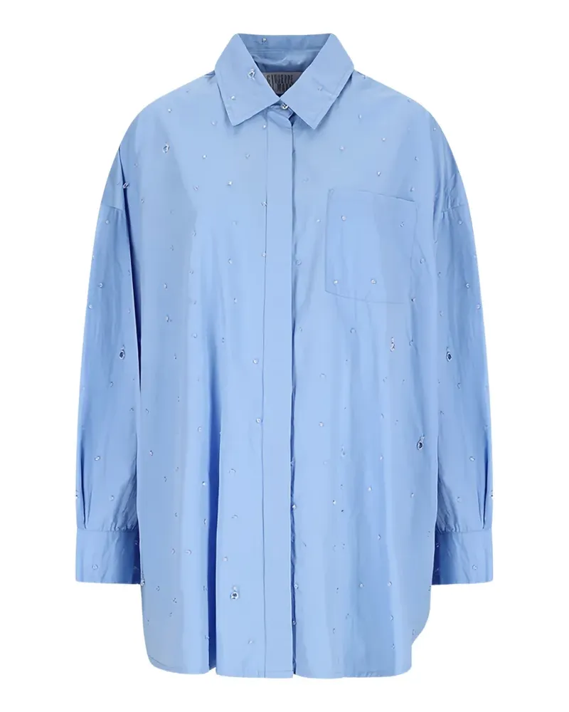 Giuseppe di Morabito Hemd mit verzierten Brusttaschen - Blau Blau