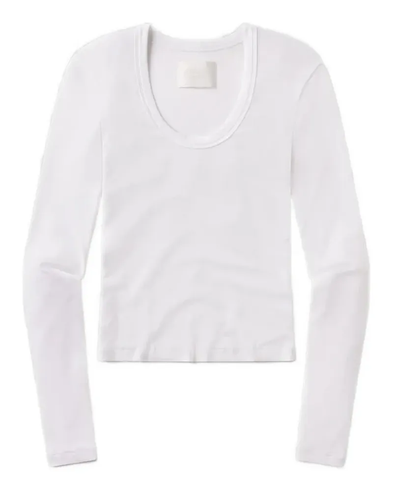 Citizens of humanity Mara ribbed T-shirt - Weiß Weiß