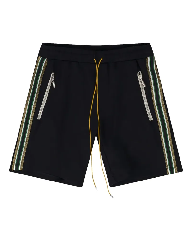 RHUDE Shorts mit seitlichen Streifen - Schwarz Schwarz