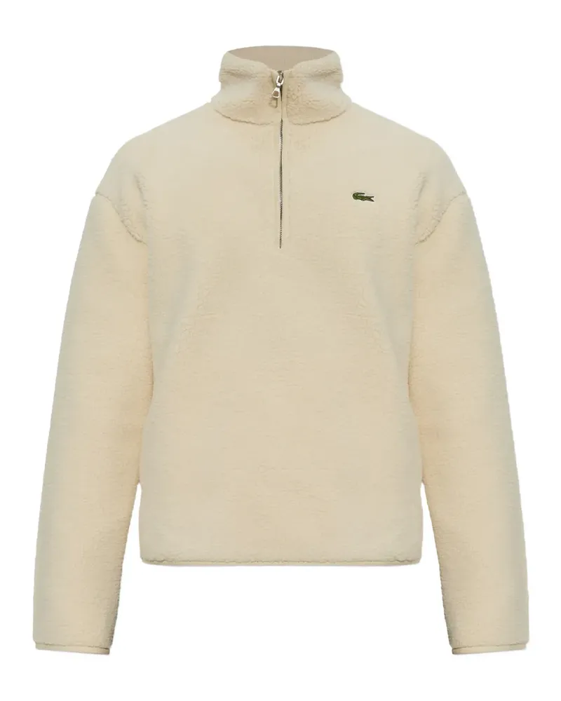 Lacoste teddy fleece sweater - Nude Nude