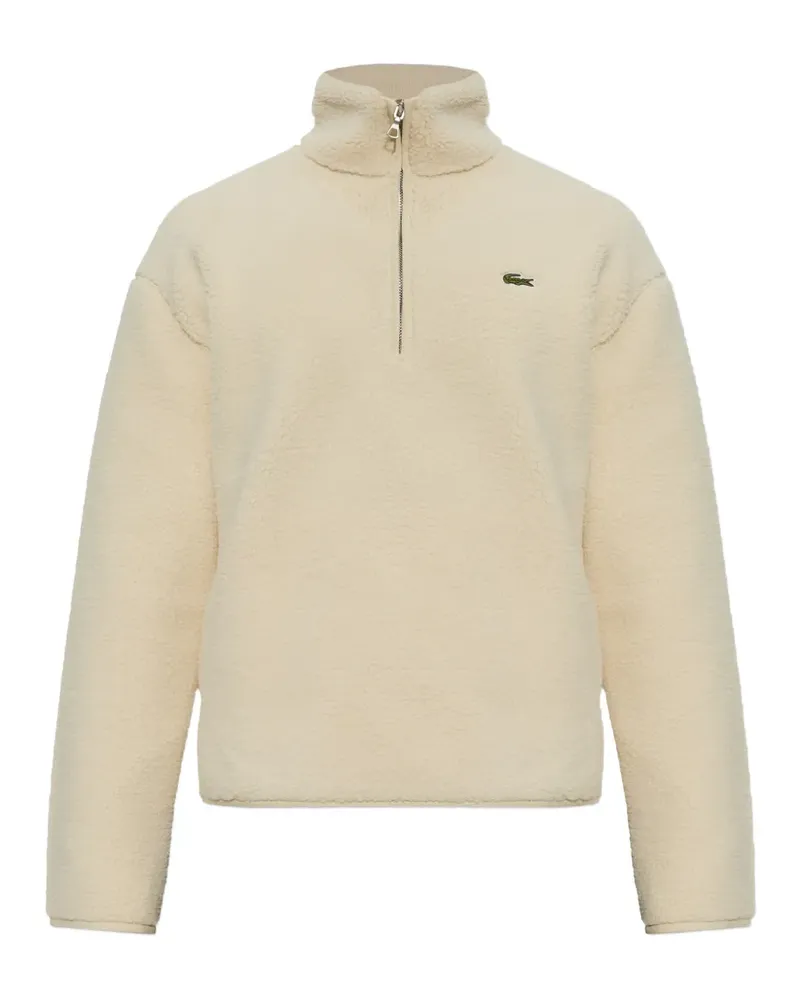 Lacoste Fleecepullover mit Teddy - Nude Nude
