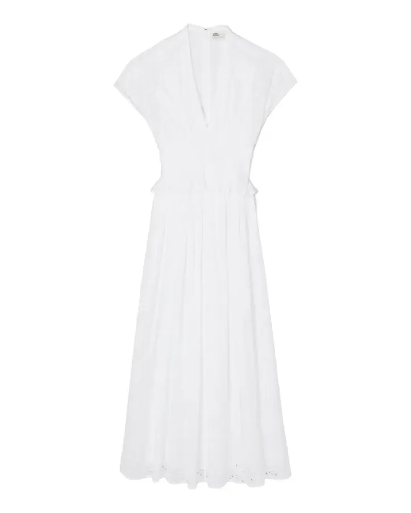 Tory Burch eyelet cotton dress - Weiß Weiß