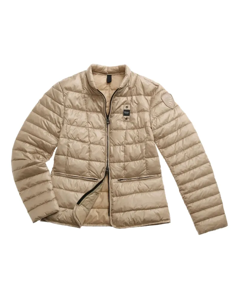 Blauer Oriole Steppjacke mit Reißverschluss - Nude Nude