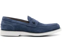 Loafer aus Wildleder - Blau