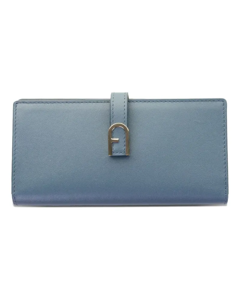 Furla Flow leather continental wallet - Blau Blau