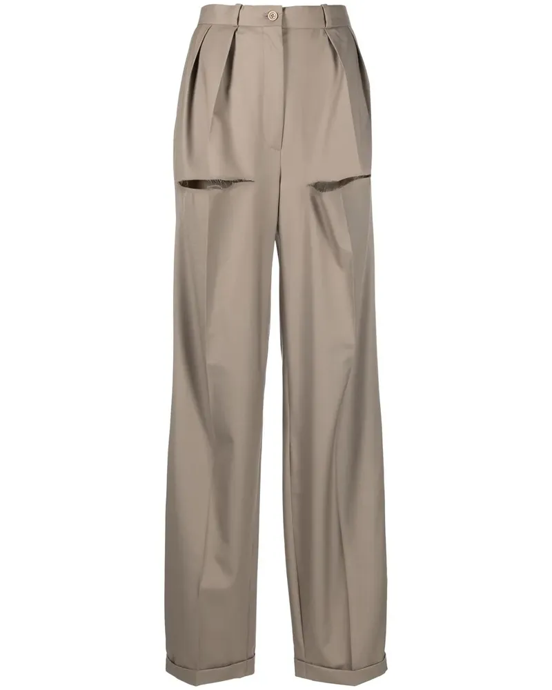 ALMAZ Hose mit Schlitz - Nude Nude
