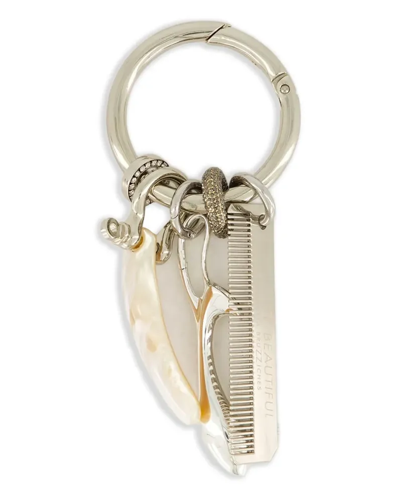 Benedetta Bruzziches Chatelaine Schlüsselanhänger mit Anhänger - Silber Silber