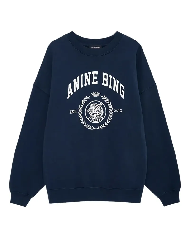 Anine Bing Miles College-Sweatshirt - Blau Blau