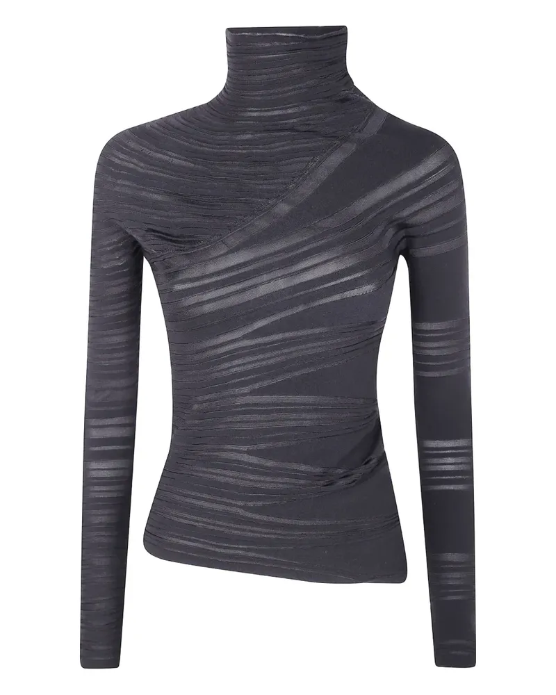 Giorgio Armani turtleneck top - Schwarz Schwarz