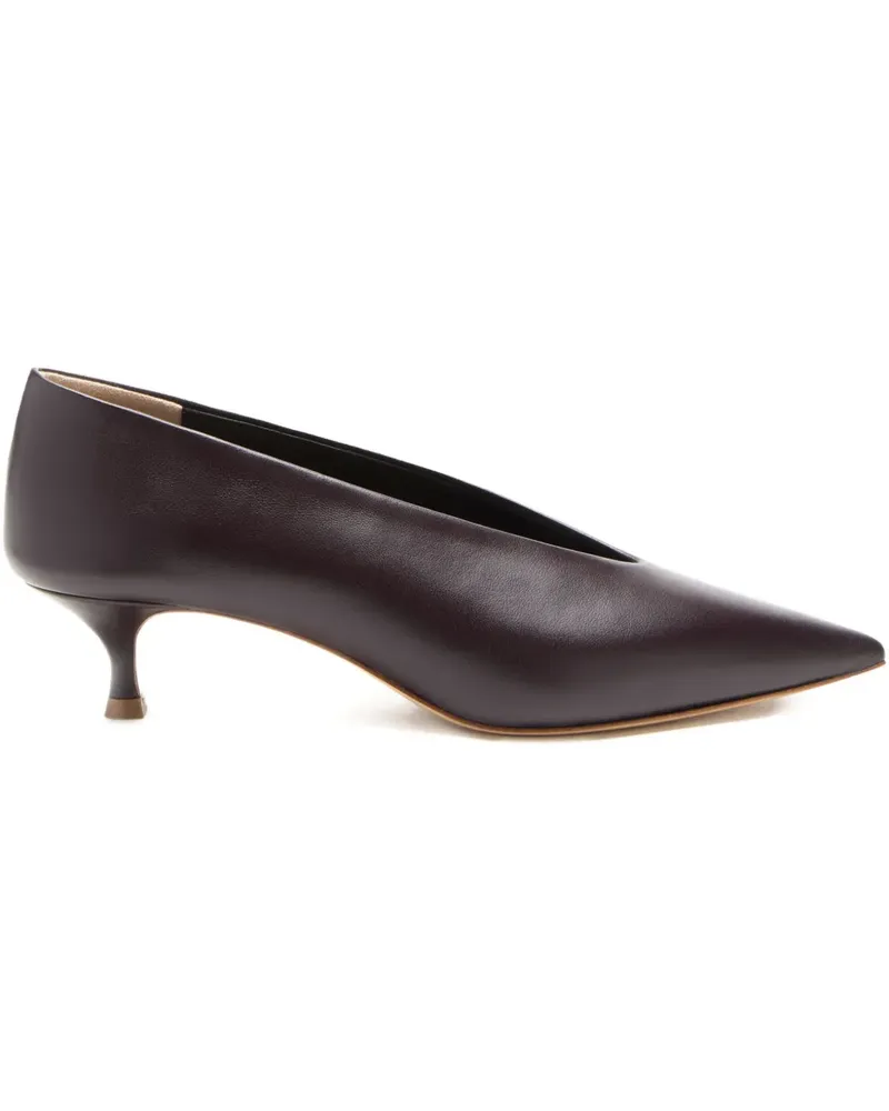Le Monde Béryl Babouche Pumps mit spitzer Kappe 40mm - Violett Violett