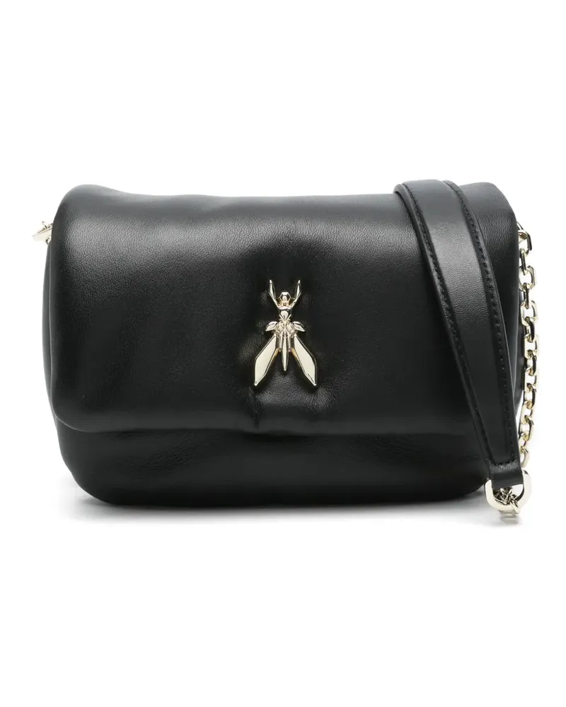 Patrizia Pepe Schultertasche mit Fly-Schild - Schwarz Schwarz