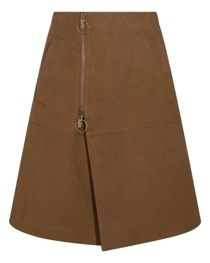 Burberry Klassischer Midirock - Braun Braun