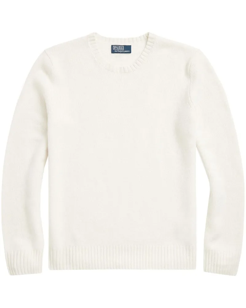 Ralph Lauren Pullover mit gerippten Bündchen Nude