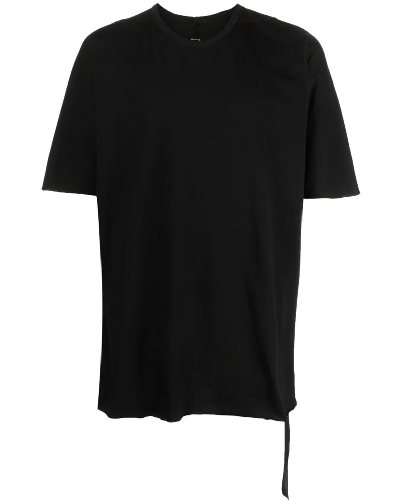 Isaac Sellam T-Shirt aus Bio-Baumwolle Schwarz