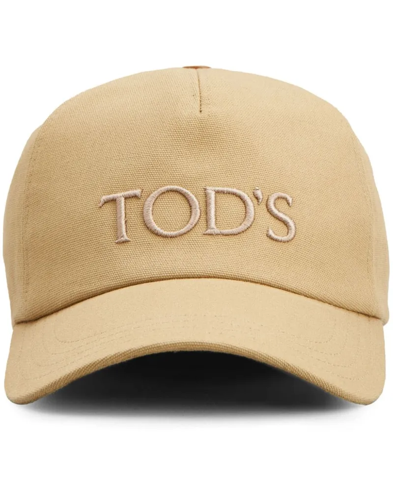 TOD'S Baseballkappe mit Logo-Stickerei - Nude Nude