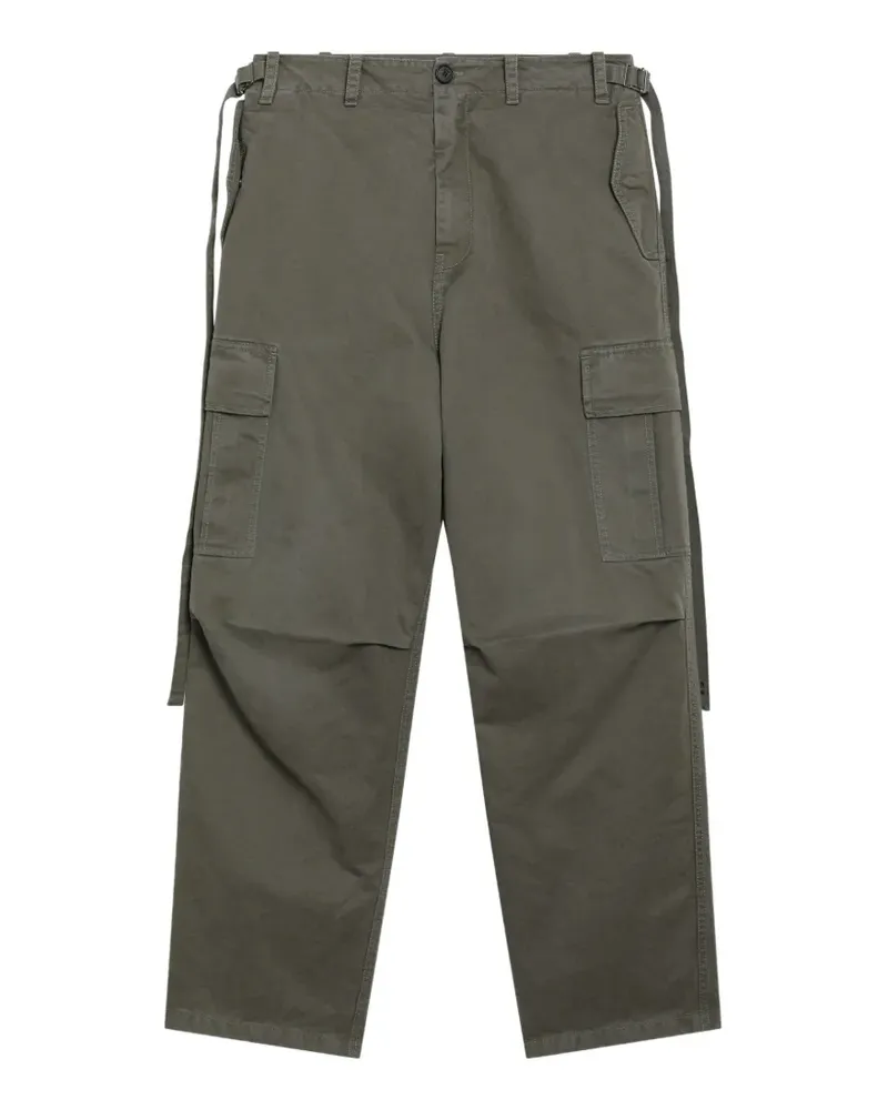 Fendi Cargohose mit Schnallenriemen - Grün Grün