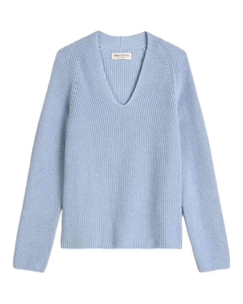 Marc O'Polo Pullover mit V-Ausschnitt - Blau Blau